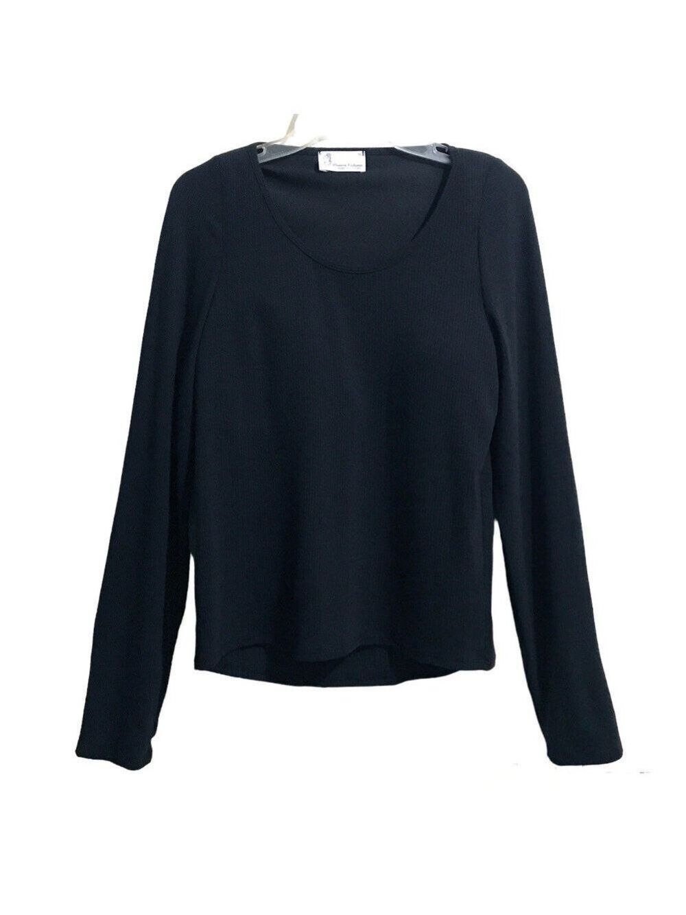 Phierce Fashions Crew Neck Extra Long Sleeve Ribbed Top